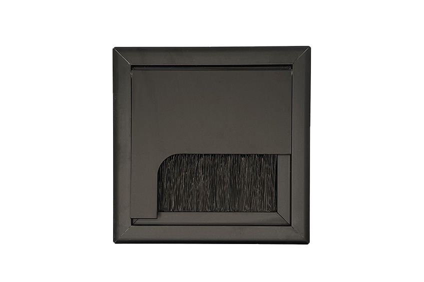 pasacable 80x80 negro