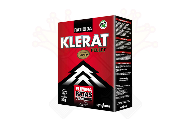 raticida bloque klerat 6x10x100 gr caja