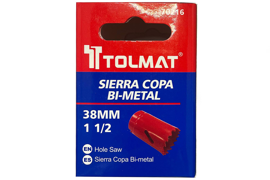 sierra copa 38 mm tolmat