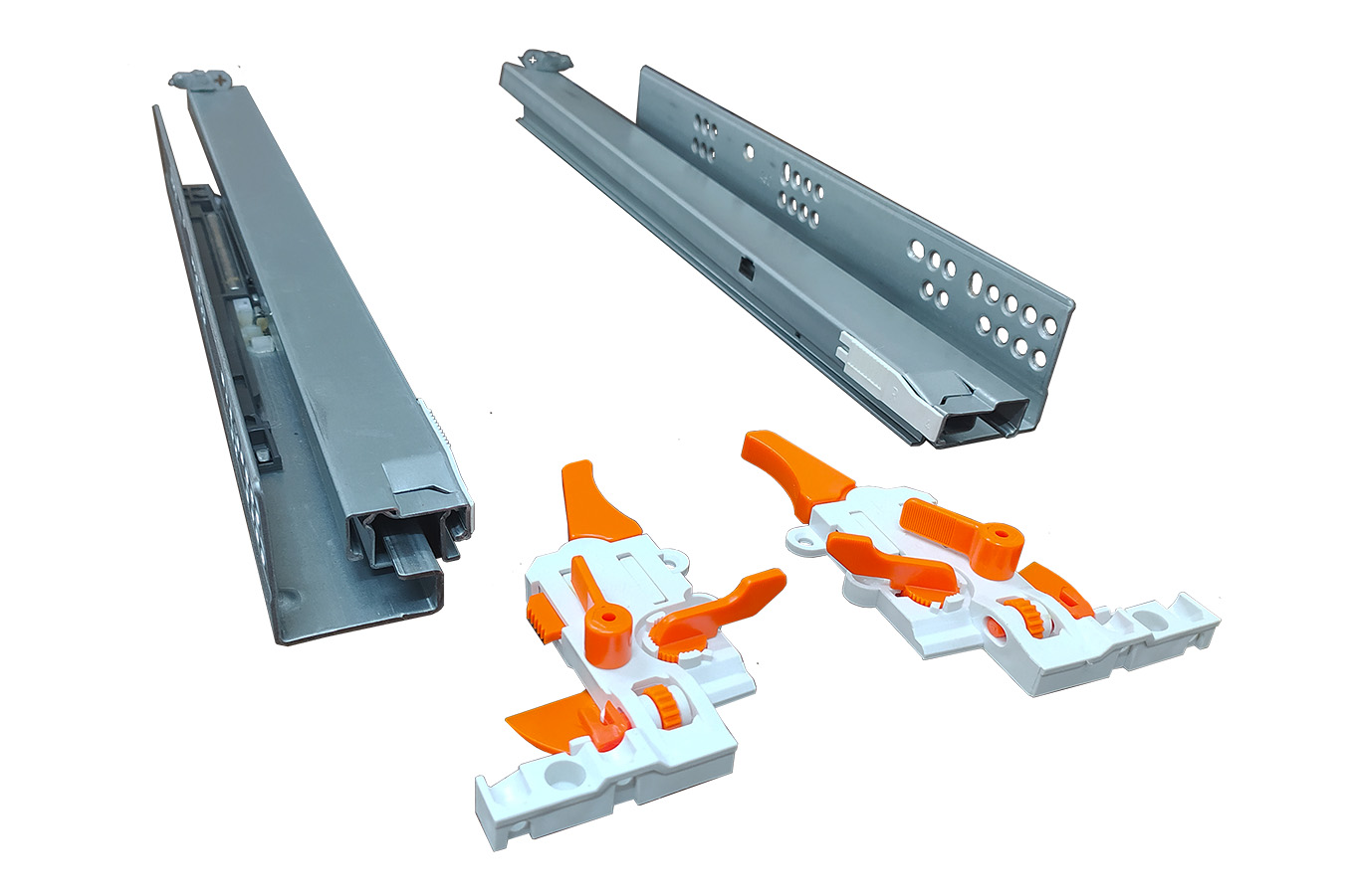 corredera hafele oculta 3d clip 400mm