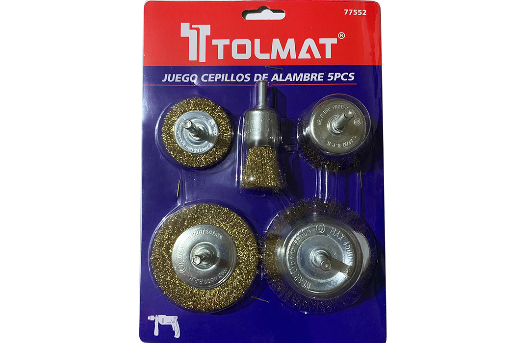 jgo cepillos alambre 5 pcs