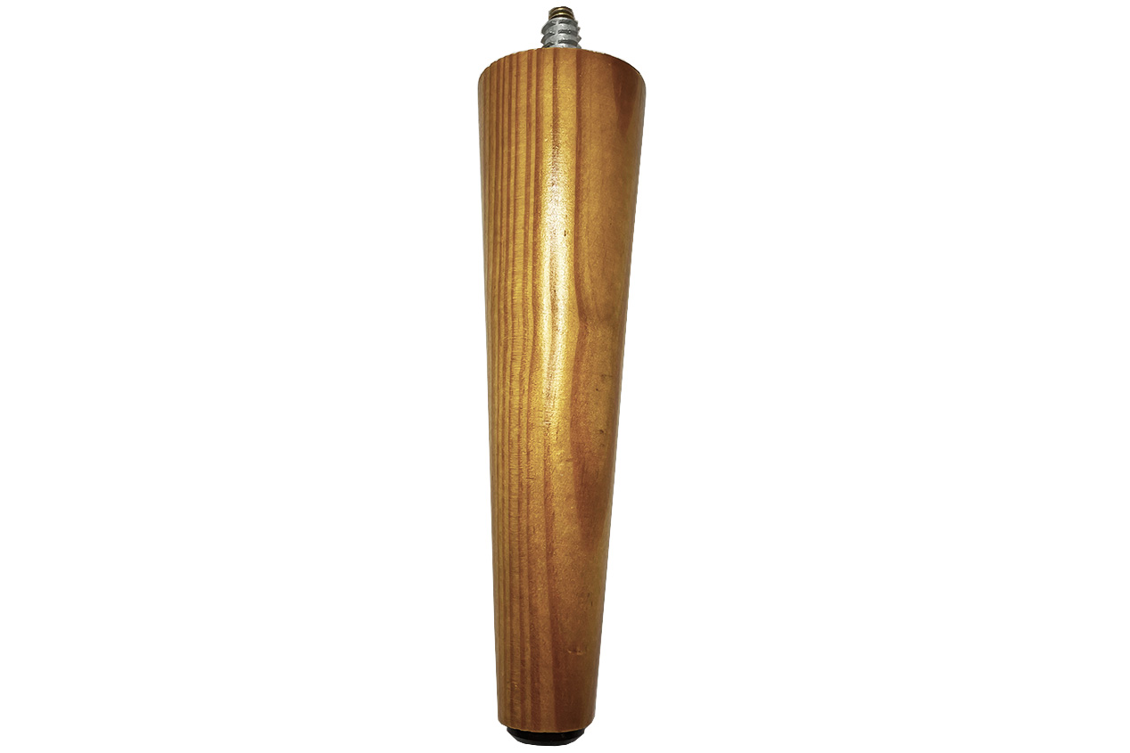 pata madera palito 17cm miel recta